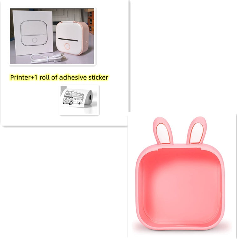 Portable Mini Thermal Label Printer - Bluetooth Wireless Photo & Label Printer