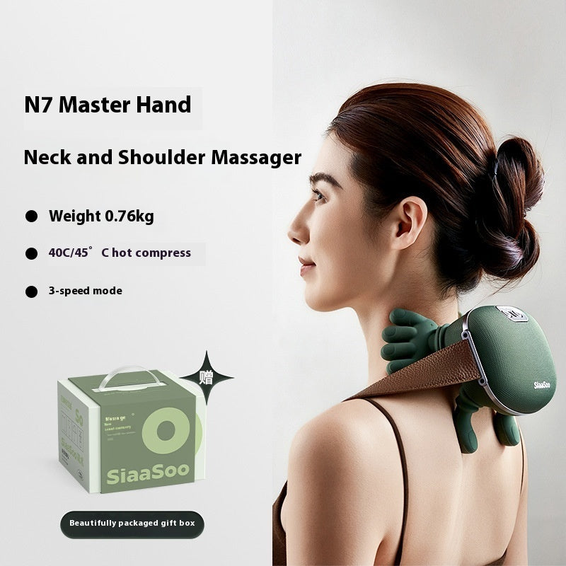 Electric Neck & Shoulder Massager - Wireless Kneading Shawl for Pain Relief