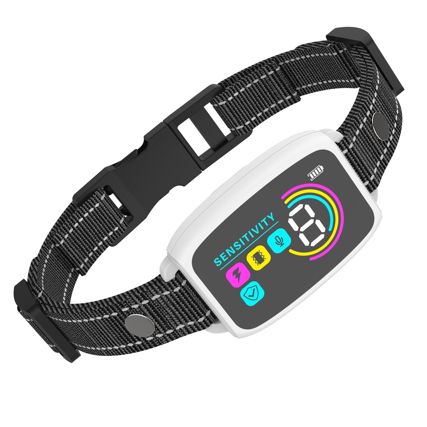Smart Anti-Bark Dog Collar - Rechargeable Training Collar with Digital Display