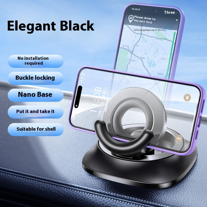 Magnetic Car Phone Holder - Vacuum Suction Mount for Busy Commuters