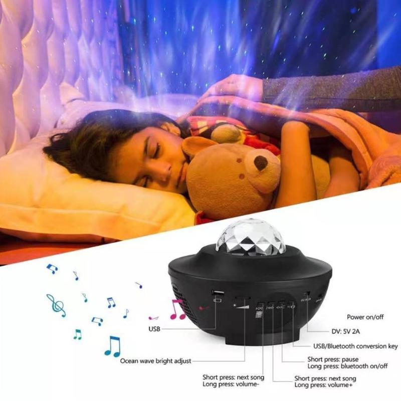 USB Music Player LED Night Light - Smart Ambient Lighting with Audio
