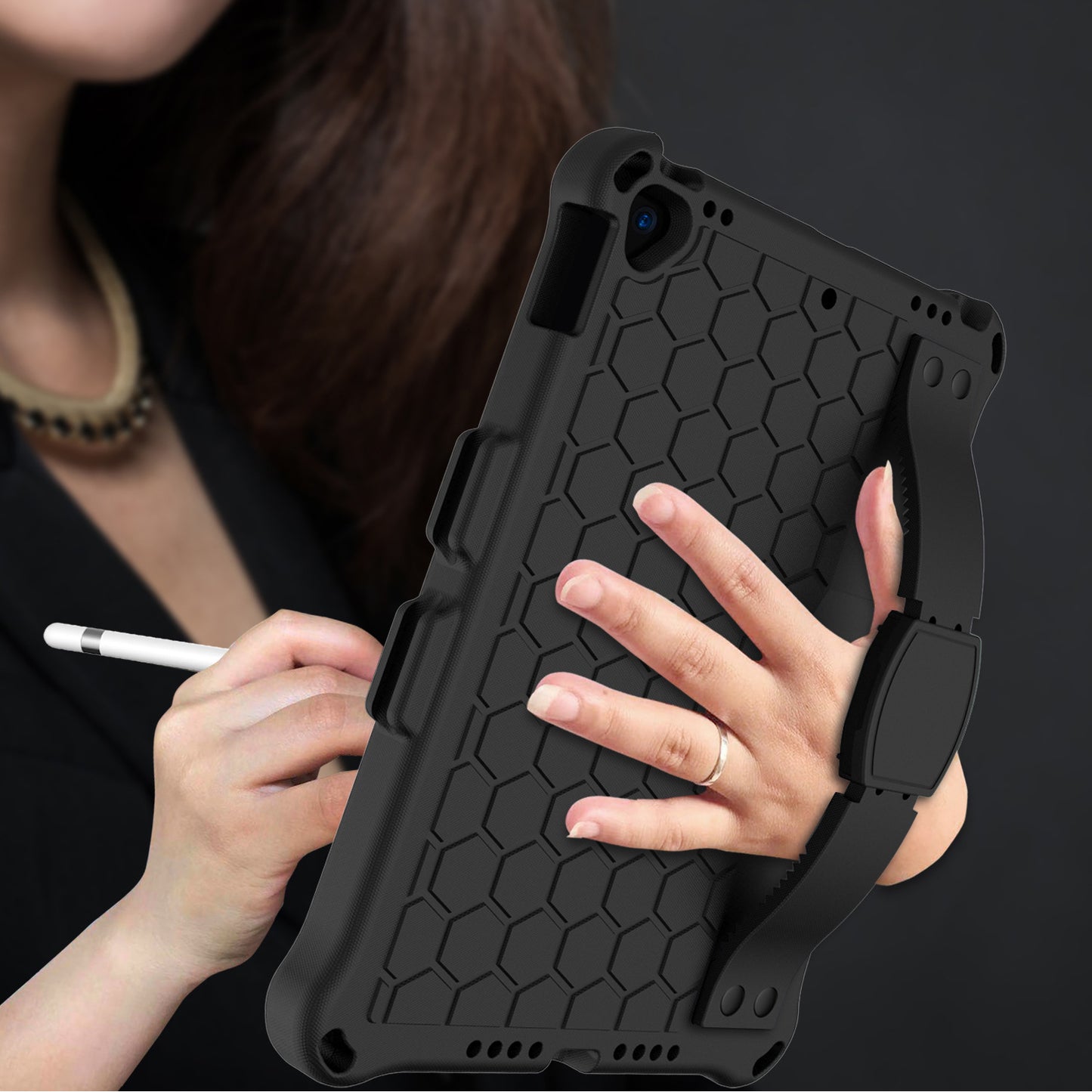 iPad 10.2 Case - Honeycomb EVA Shockproof Cover for Kids & Adults