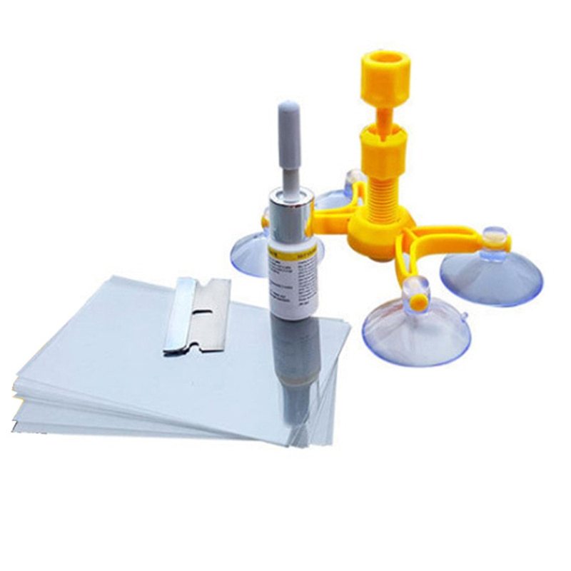 Car Window Glass Repair Kit - Scratch & Crack Restoration Tool