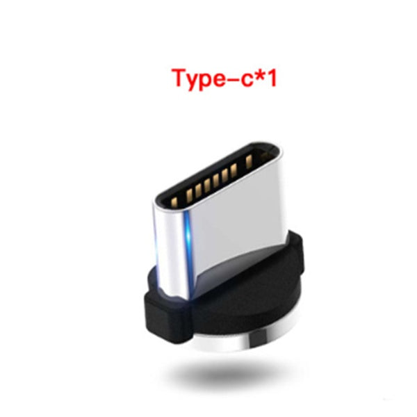 Magnetic Streaming Cable - 3-in-1 LED Flow Charging Cable for iPhone/Android/USB-C
