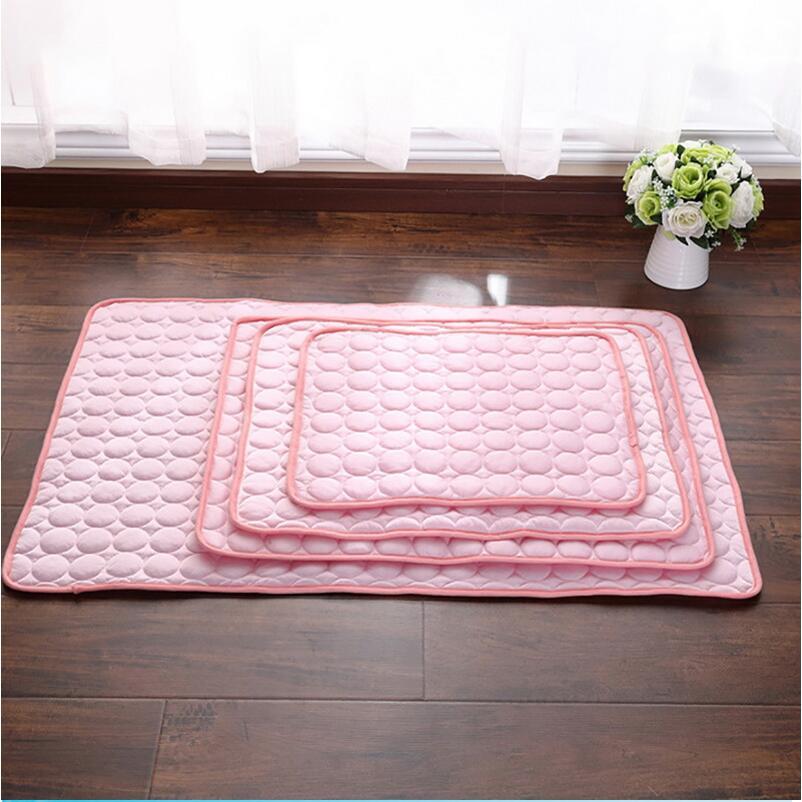 Pet Cooling Pad - Ice Silk Summer Mat for Dogs & Cats