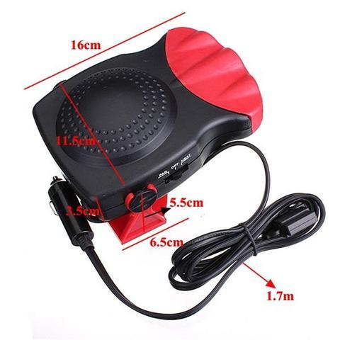 Portable Windshield Defroster - 12V Car Heater & Defogging Fan