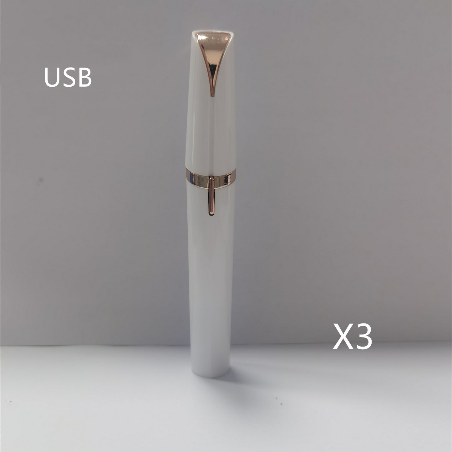 Electric Eyebrow Trimmer - Mini Precision Hair Remover with LED Light