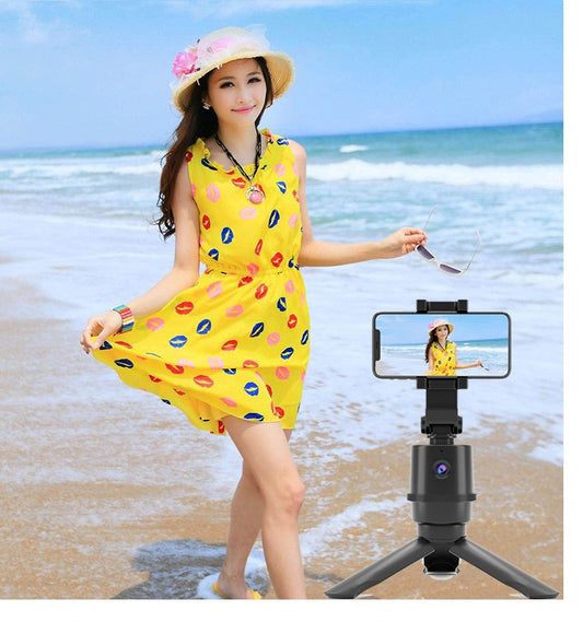 360° AI Tracking Phone Stand - Smart Face Recognition Selfie Holder