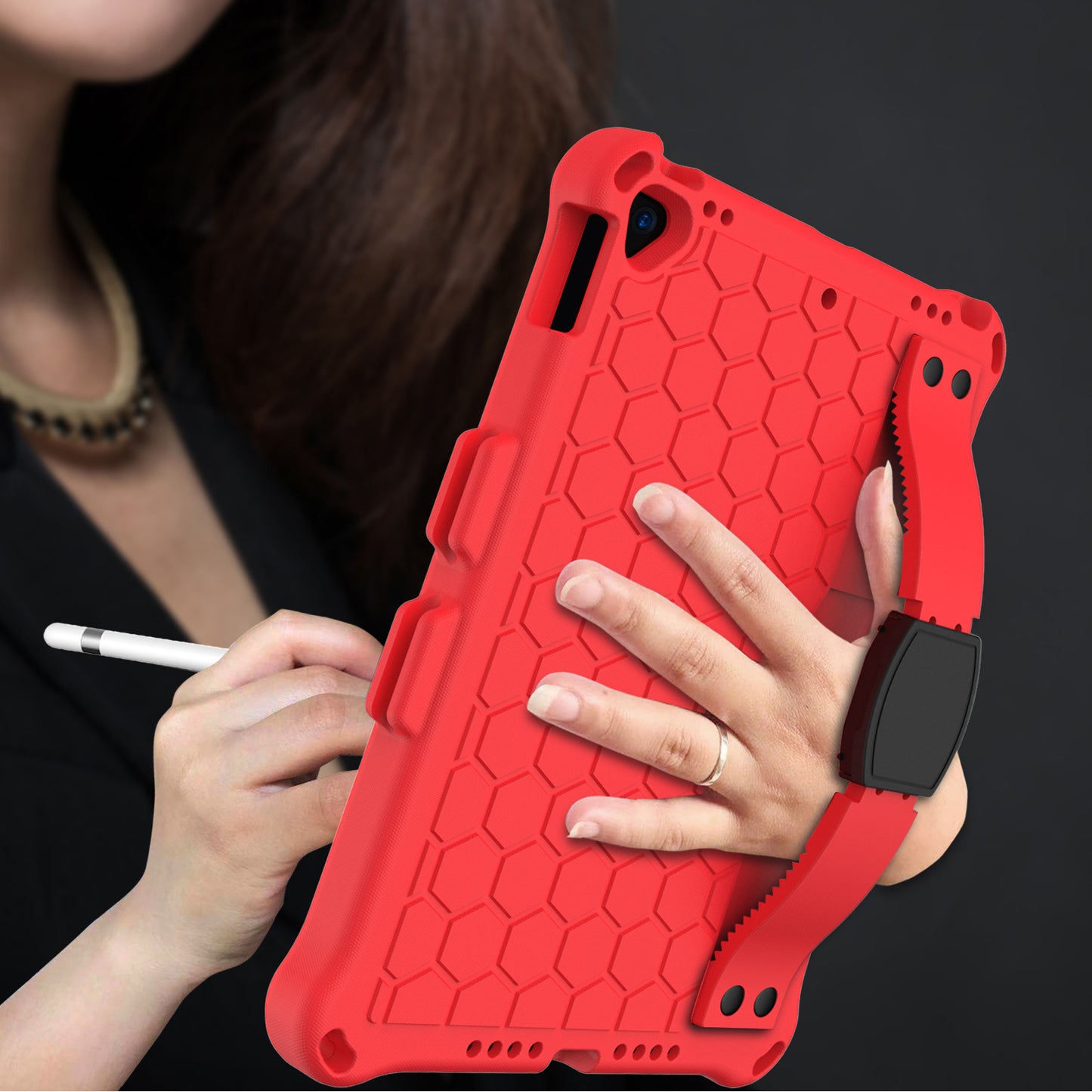 iPad 10.2 Case - Honeycomb EVA Shockproof Cover for Kids & Adults