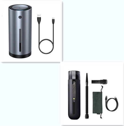 Car Handheld Mini Vacuum Cleaner - Portable Auto Detailing Vacuum