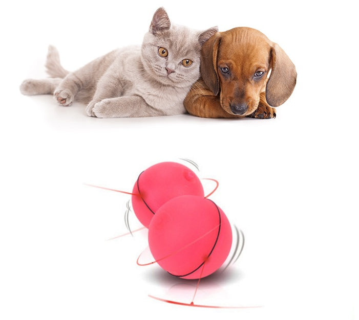 LED Laser Cat Toy Ball - Electronic Rolling Interactive Pet Toy