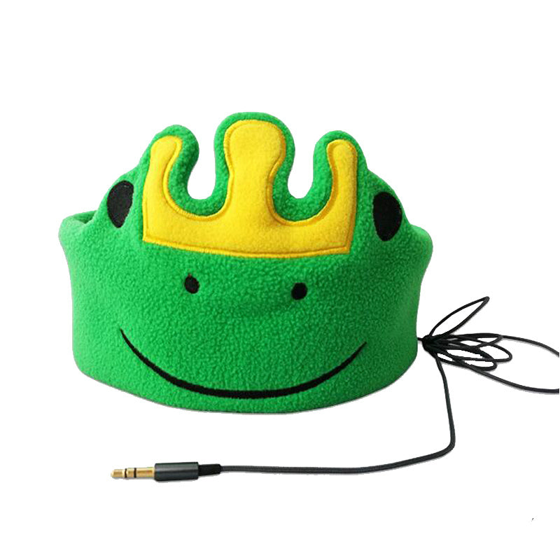 Kids Sleep Headband - Cartoon Wired Headphones for Children to Play sleeping music
