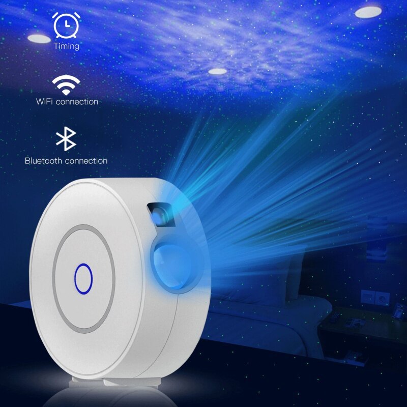 Starry Sky Projector Lamp - Galaxy Night Light for Bedroom & Kids Room