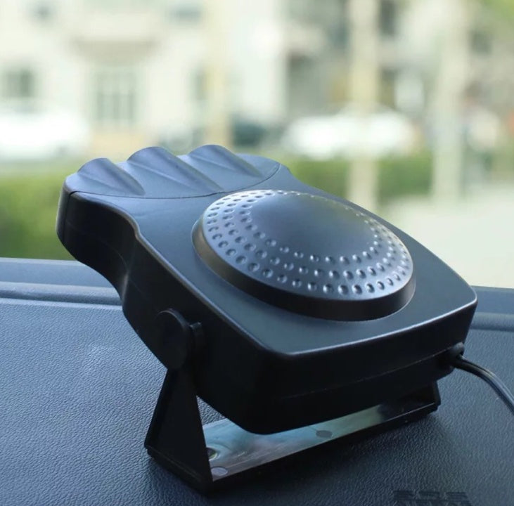 Portable Windshield Defroster - 12V Car Heater & Defogging Fan