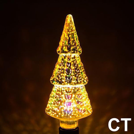 3D LED Firework Bulb - Decorative Light Bulb for Christmas & Holiday Décor