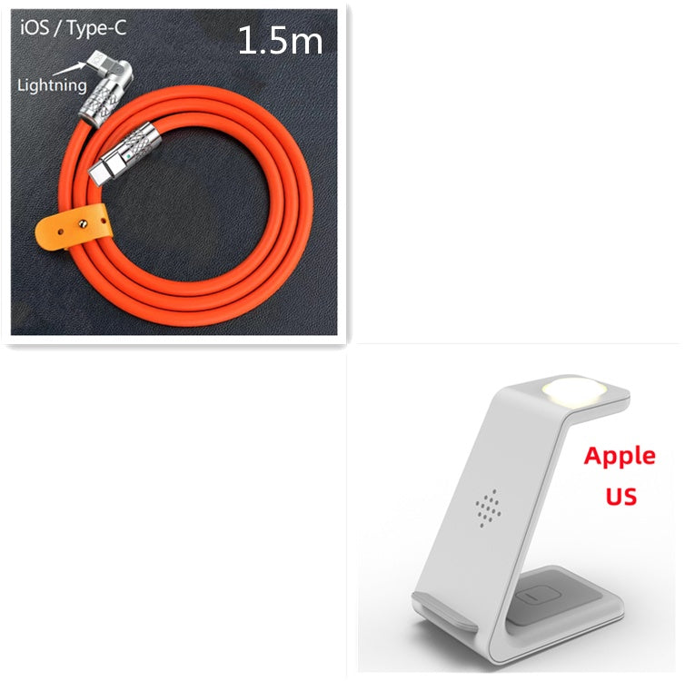 3-in-1 Wireless Charging Station - Fast Charge Stand for Phone & Accessories