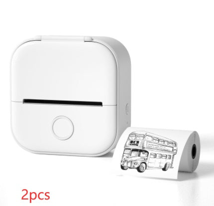 Portable Mini Thermal Label Printer - Bluetooth Wireless Photo & Label Printer