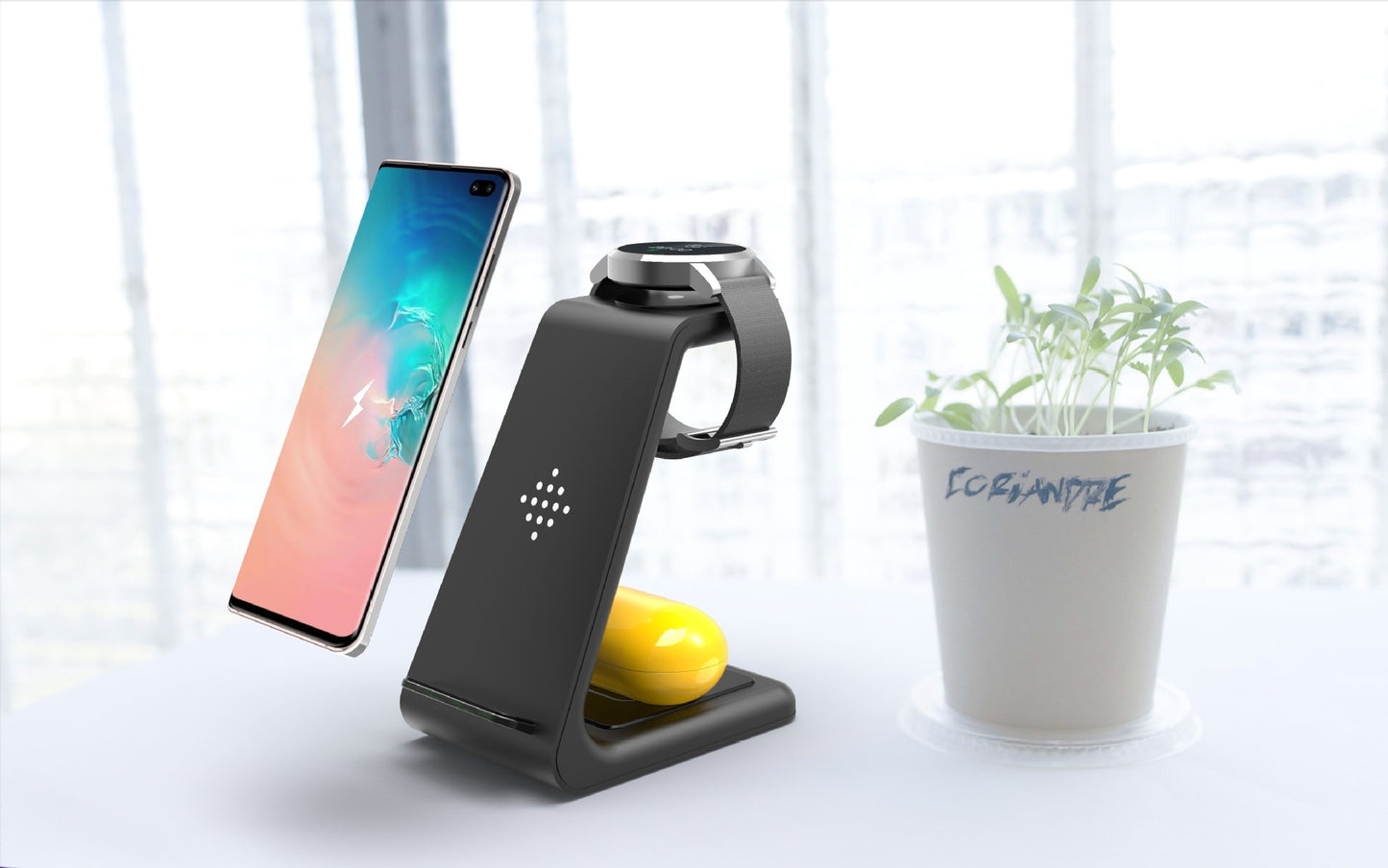 3-in-1 Wireless Charging Station - Fast Charge Stand for Phone & Accessories