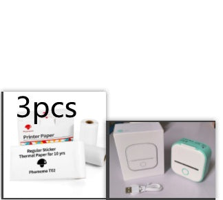 Portable Mini Thermal Label Printer - Bluetooth Wireless Photo & Label Printer