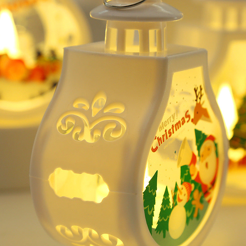 Christmas Candle Lamp - Romantic LED Ornament for Holiday Décor