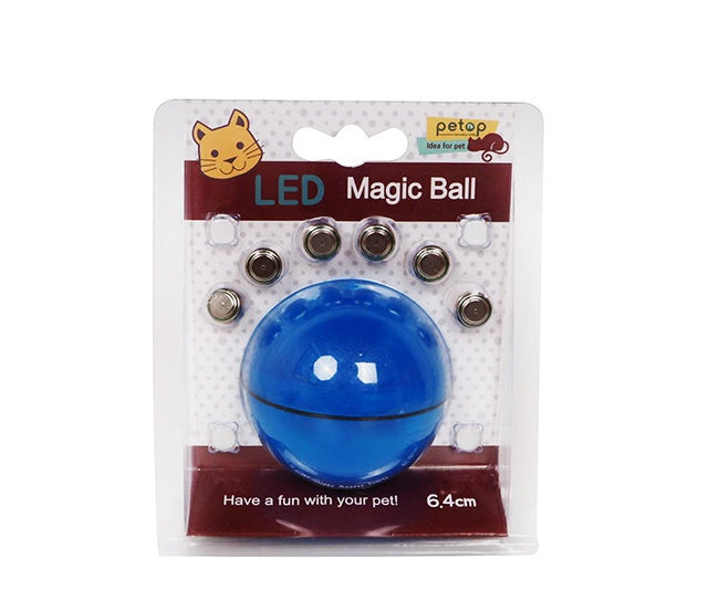 LED Laser Cat Toy Ball - Electronic Rolling Interactive Pet Toy