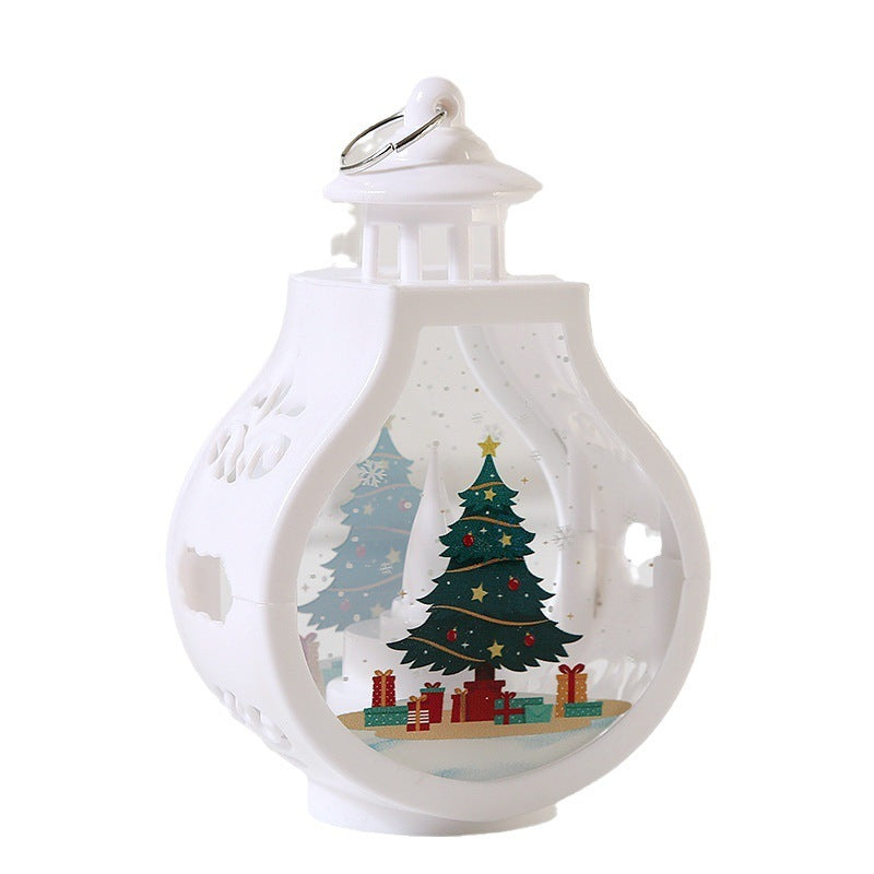 Christmas Candle Lamp - Romantic LED Ornament for Holiday Décor