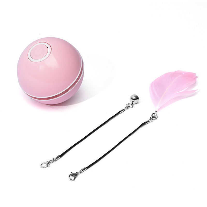 LED Laser Cat Toy Ball - Electronic Rolling Interactive Pet Toy