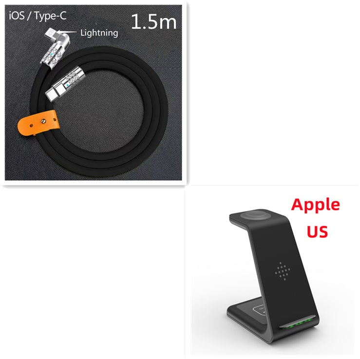 3-in-1 Wireless Charging Station - Fast Charge Stand for Phone & Accessories