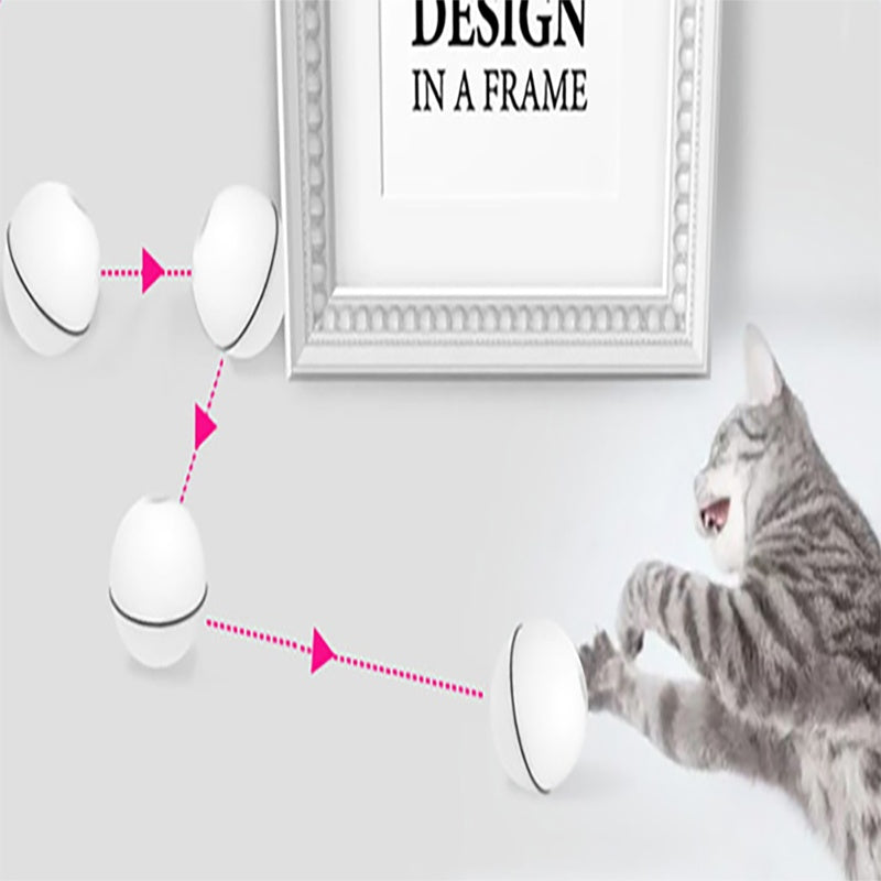 LED Laser Cat Toy Ball - Electronic Rolling Interactive Pet Toy