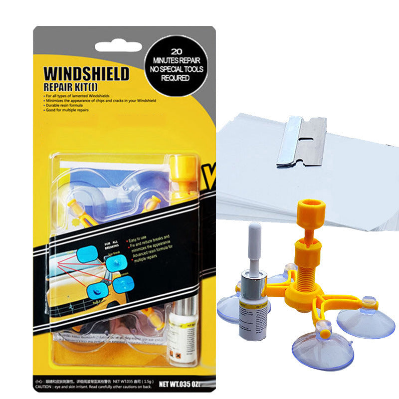 Car Window Glass Repair Kit - Scratch & Crack Restoration Tool