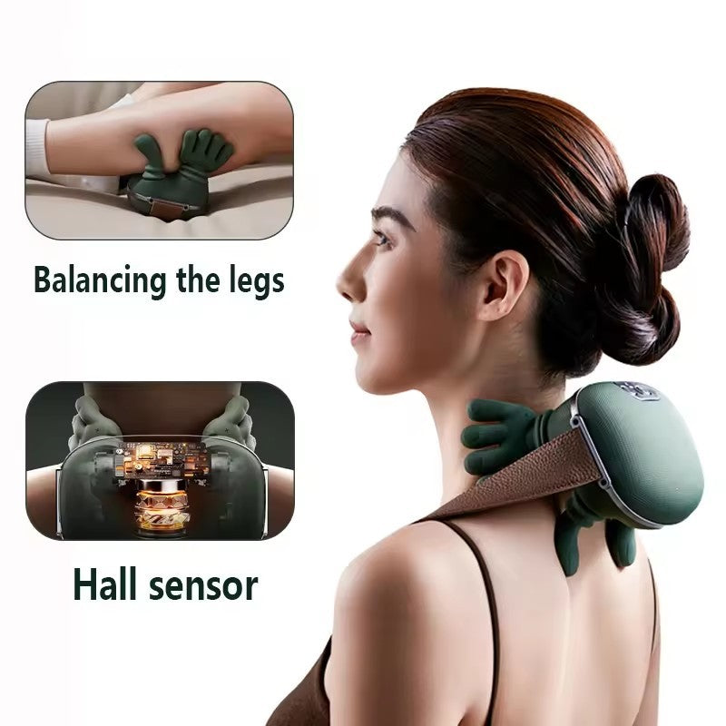Electric Neck & Shoulder Massager - Wireless Kneading Shawl for Pain Relief