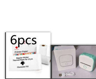 Portable Mini Thermal Label Printer - Bluetooth Wireless Photo & Label Printer