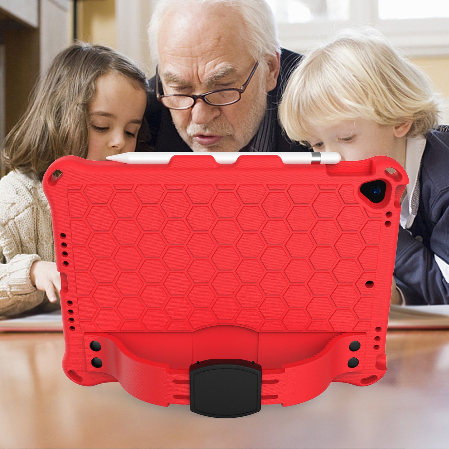 iPad 10.2 Case - Honeycomb EVA Shockproof Cover for Kids & Adults