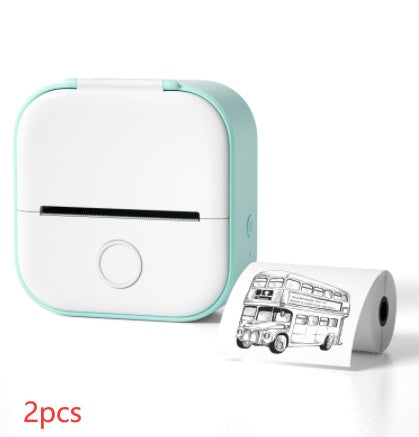 Portable Mini Thermal Label Printer - Bluetooth Wireless Photo & Label Printer