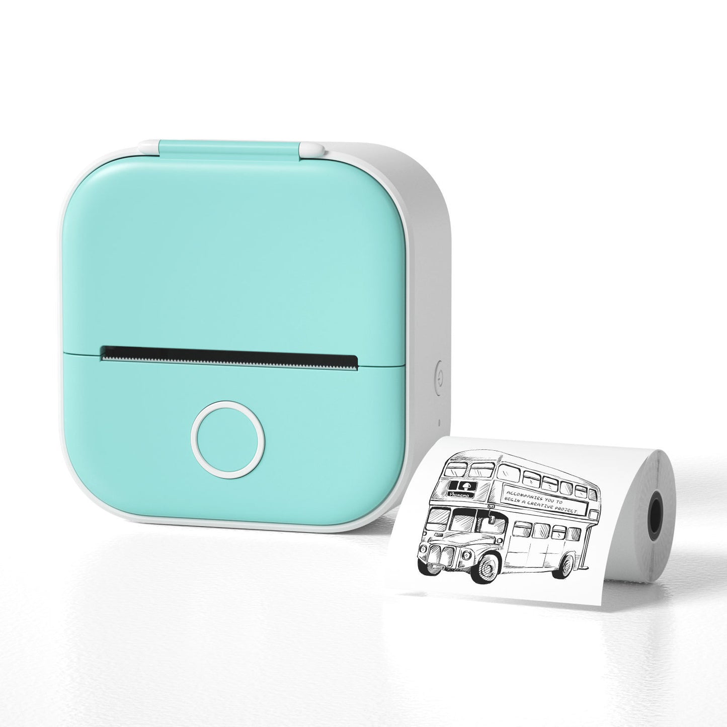 Portable Mini Thermal Label Printer - Bluetooth Wireless Photo & Label Printer