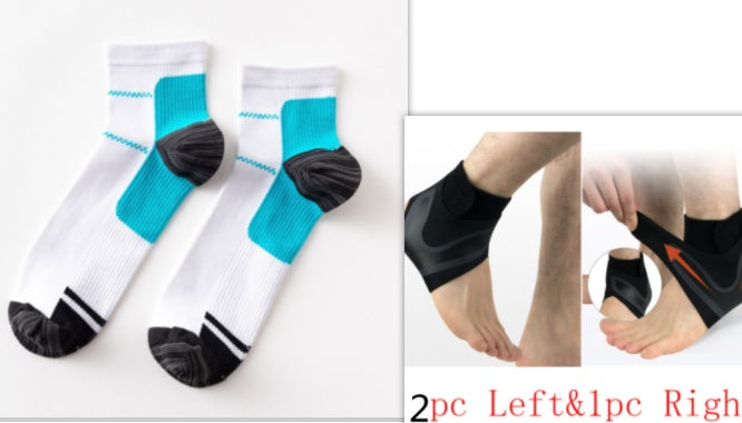 Ankle Support Brace - Compression Sleeves for Sports & Running