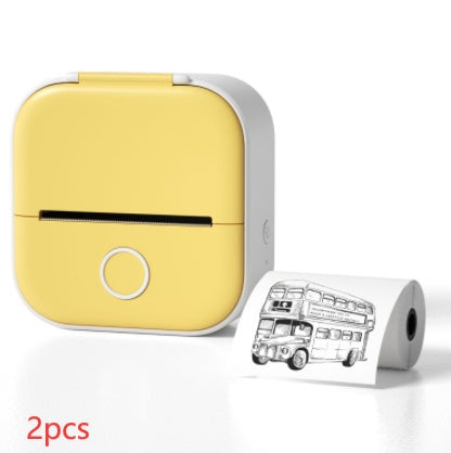 Portable Mini Thermal Label Printer - Bluetooth Wireless Photo & Label Printer