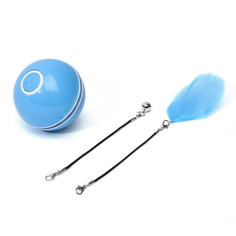LED Laser Cat Toy Ball - Electronic Rolling Interactive Pet Toy