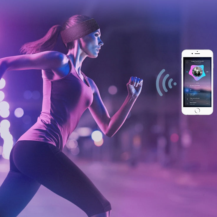 Bluetooth Sleep Headband - Wireless V5.0 Sports Headphones for Music & Calls