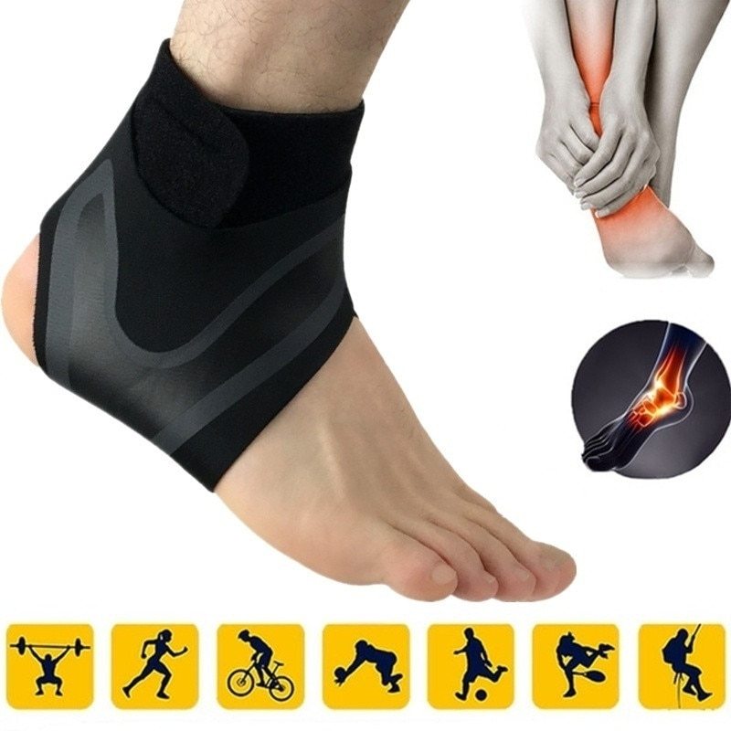 Ankle Support Brace - Compression Sleeves for Sports & Running
