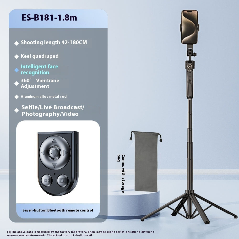 Selfie Stick with Stabilizer - 4-Leg Tripod Stand with Remote Control