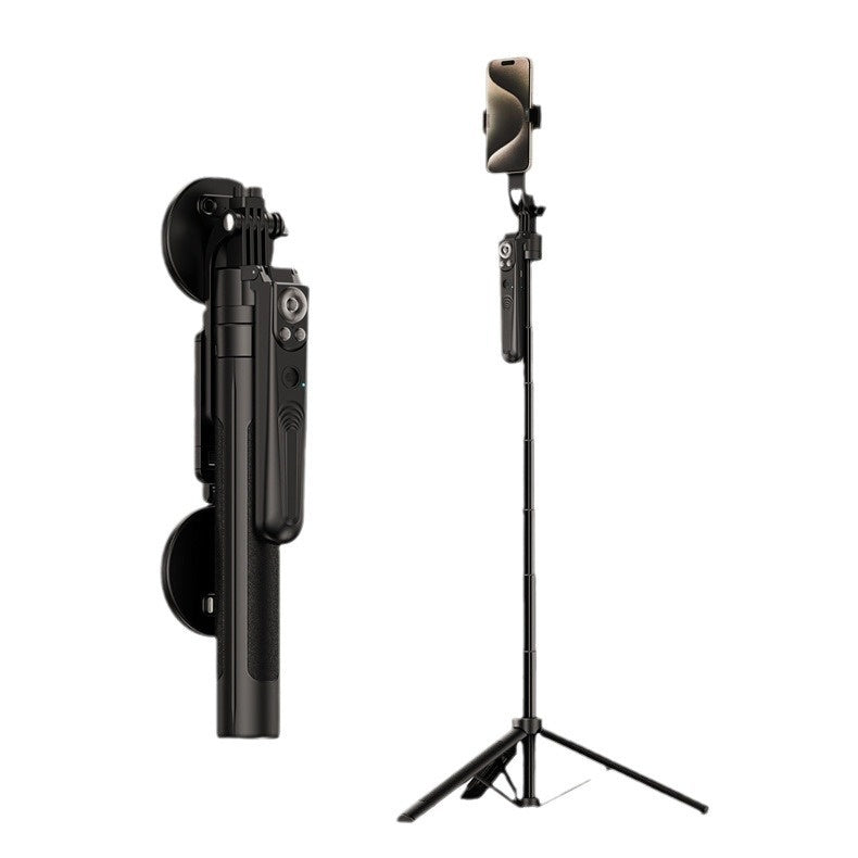 Selfie Stick with Stabilizer - 4-Leg Tripod Stand with Remote Control