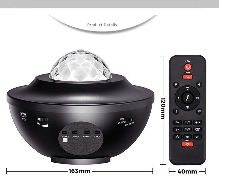 USB Music Player LED Night Light - Smart Ambient Lighting with Audio
