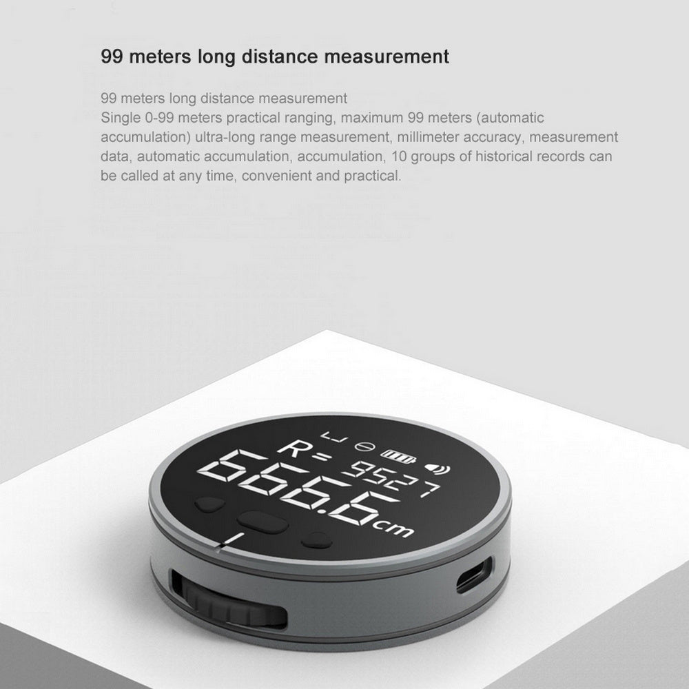 Electronic Distance Measuring Tool - Digital LCD Tape Measure Ruler for 325 Ft