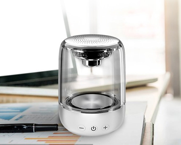 Portable Bluetooth Speaker - Wireless Column with LED Lights & Bass