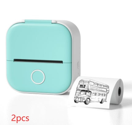Portable Mini Thermal Label Printer - Bluetooth Wireless Photo & Label Printer