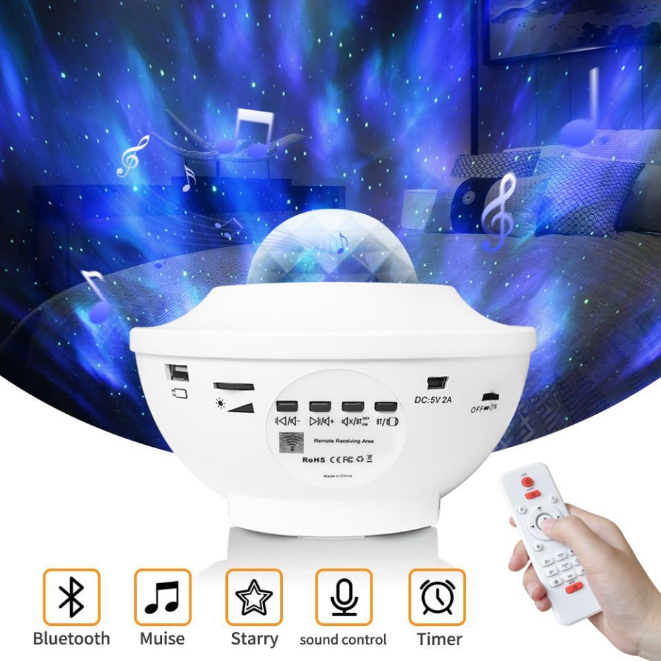 USB Music Player LED Night Light - Smart Ambient Lighting with Audio
