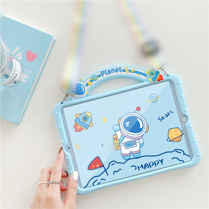 iPad Protective Case - Creative Cartoon Rainbow Design Cover