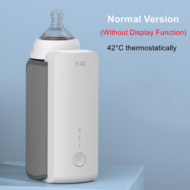Portable Baby Bottle Warmer - Wireless USB Rechargeable Milk Warmer
