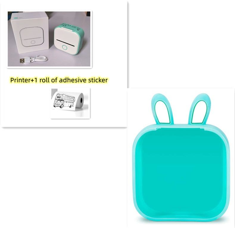 Portable Mini Thermal Label Printer - Bluetooth Wireless Photo & Label Printer